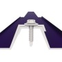 Bohrschraube mit reduzierter Spitze und 8 mm Sechskant-Flanschkopf. Schraube
