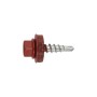 Fassadenschraube Metall-Holz. RAL 3009. Oxidrot