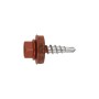 Fassadenschraube Metall-Holz. RAL 3011. Braunrot
