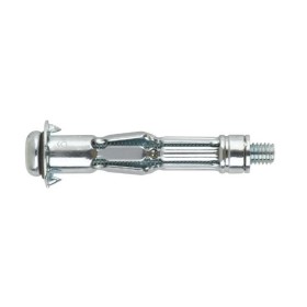 Hohlraum-Metalldübel. Mit Schraube
