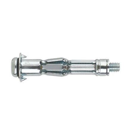 Hohlraum-Metalldübel. Mit Schraube