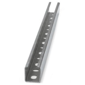 Montageschiene. Montageschiene, rostfreier Stahl A2