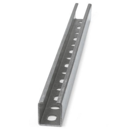 Montageschiene. Montageschiene, rostfreier Stahl A2