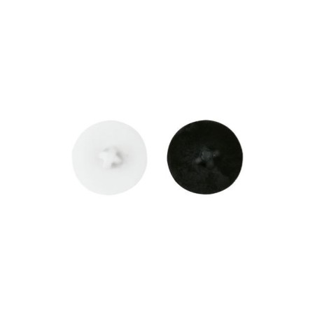 PVC-Fensterbauschrauben. Nylon-Abdeckkappe: schwarz und weiss für PVC-70 Schraube