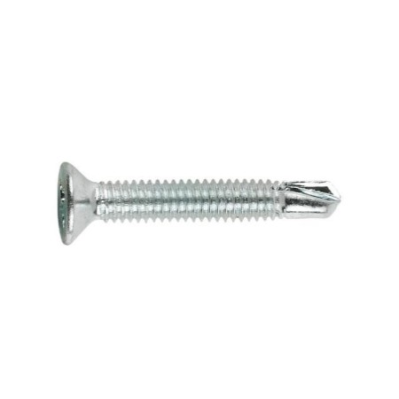 PVC-Fensterbauschrauben. Verzinkt, metrisches Gewinde, Bohrspitze