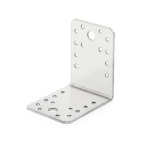 Winkelverbinder. Winkelverbinder, ungleiche Löcher, vorverzinkt