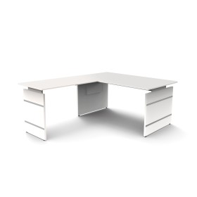 SCHREIBTISCH AVETO (WANGENGESTELL) mit Anbautisch
