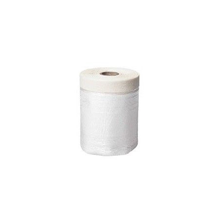 HDPE-Abdeckfolie + Krepp-Klebeband “2 in 1” 55 cm x 33 lfm 14mm (60'er pack)