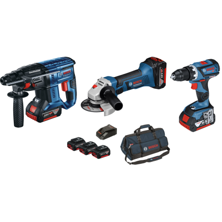 BOSCH 3 TOOL KIT 18V