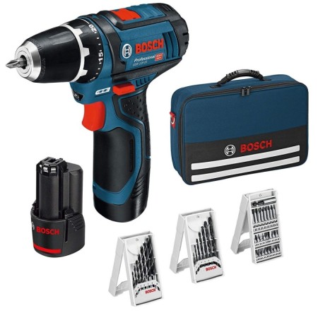Bosch Professional GSR 12V-15 inkl. 39-tlg. Set