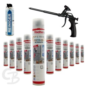 FISCHER 1K PISTOLENSCHAUM PUP S 750 B2 + METALLPISTOLE PUPM 4