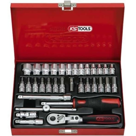 KS TOOLS STECKSCHLÜSSEL GARNITUR 1/4" 33-TLG