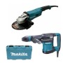 MAKITA STEMMHAMMER SDS-MAX INKL. KOFFER & WINKELSCHLEIFER