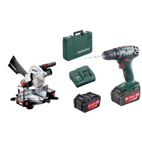 METABO AKKU-SET KAPPSÄGE + BOHRSCHRAUBER