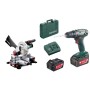 METABO AKKU-SET KAPPSÄGE + BOHRSCHRAUBER
