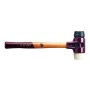 SIMPLEX SCHONHAMMER GUMMI SCHWARZ/WEISS 30 MM
