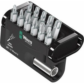WERA BIT SET MIT UNIVERSALHALTER WOOD 12-TLG