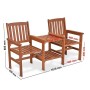 Hecht Teebench Gartenbank