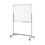 Mobiles Whiteboard Pro Fixed Kunststoffbeschichte Grau