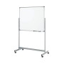 Mobiles Whiteboard Pro Fixed Kunststoffbeschichte Grau