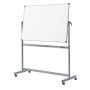 Mobiles Whiteboard Pro, Drehbar Kunststoffbeschichte Grau
