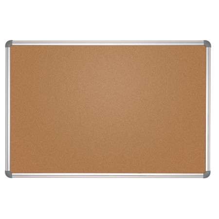 Pinnboard Office, Kork Grau Alu