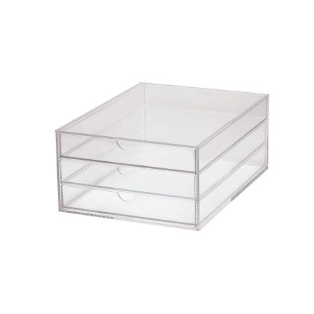 Schubladenbox Acryl Glasklar