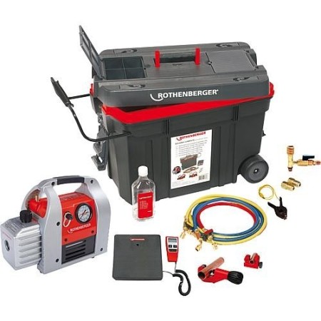 Set universel ROCADDY 1 pour evacuer et remplir dans une mallette e...