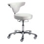 Hocker weiss Kunstleder