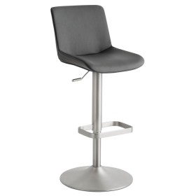 My Divo Barhocker grau Kunstleder