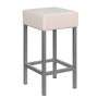 Cubus Barhocker beige Kunstleder