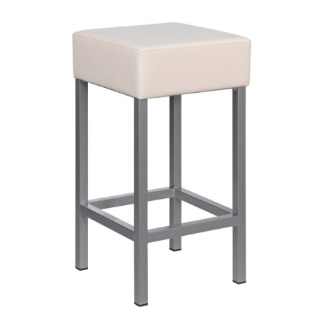 Cubus Barhocker beige Kunstleder