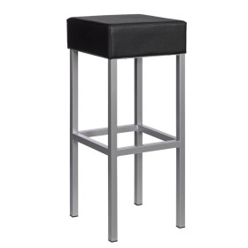 Cubus Barhocker schwarz Kunstleder