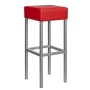 Cubus Barhocker rot Kunstleder