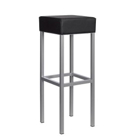 Cubus Barhocker schwarz Kunstleder