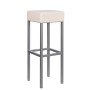 Cubus Barhocker beige Kunstleder