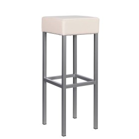 Cubus Barhocker beige Kunstleder