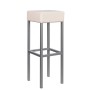 Cubus Barhocker beige Kunstleder