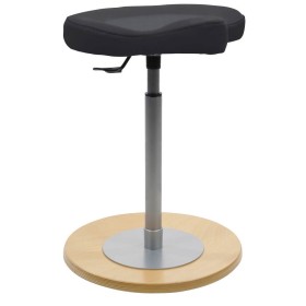 myErgosit Hocker schwarz Kunstleder