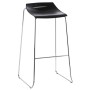 My Purism Barhocker grau Leder