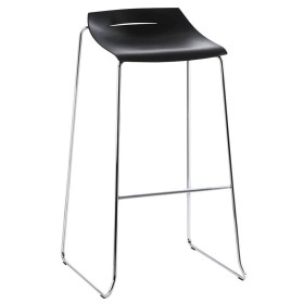 My Purism Barhocker grau Leder