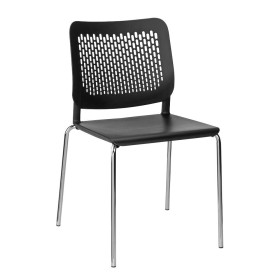 Sittec Besucherstuhl schwarz