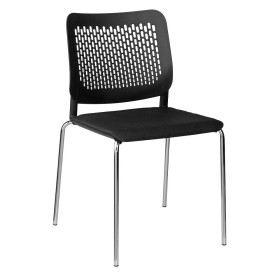 Sittec Besucherstuhl schwarz
