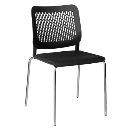 Sittec Besucherstuhl schwarz
