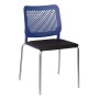 Sittec Besucherstuhl blau