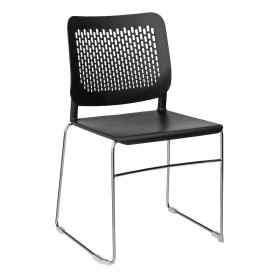 Sittec Besucherstuhl schwarz