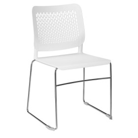 Sittec Besucherstuhl weiss