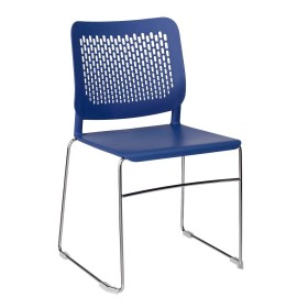 Sittec Besucherstuhl blau