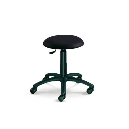 Hocker schwarz Kunstleder