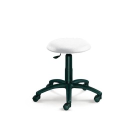 Hocker weiss Kunstleder